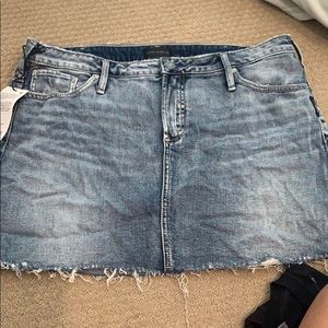 Mini jean skirt, size 10